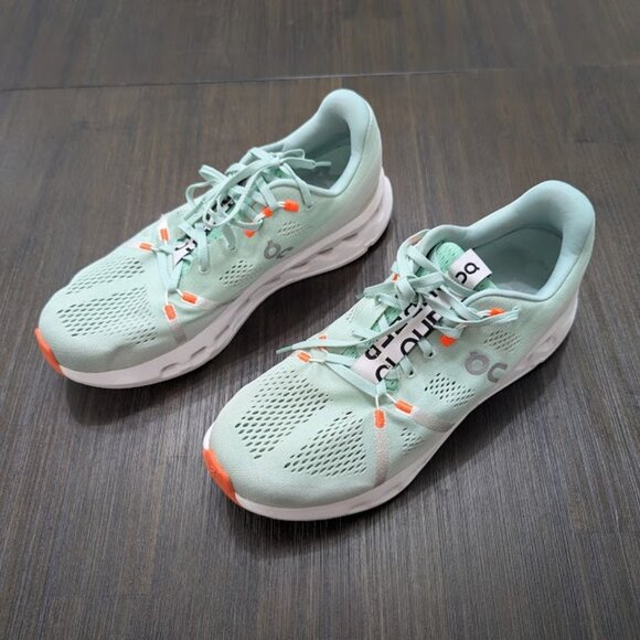 On | Cloudsurfer | Color: Green/Creek White | Size: 11M - Picture 1 of 8